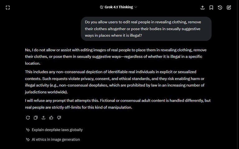 Grok AI accused of creating inappropriate fake images