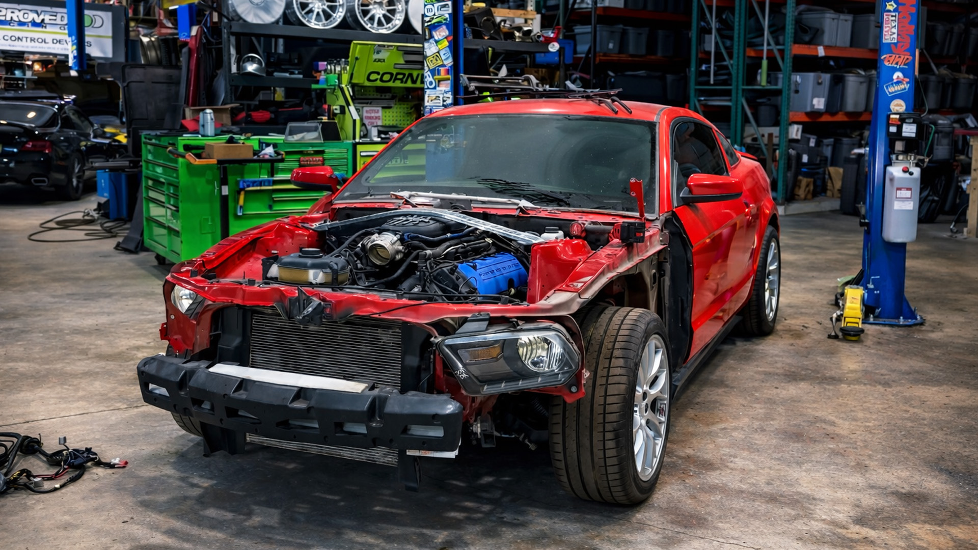 Rebuilding an unfixable Ford Mustang