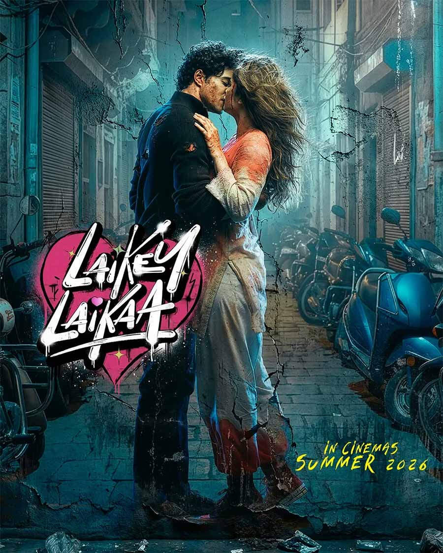 Rasha Thadani and Abhay Verma look intense in Laikey Laikaa's new posters