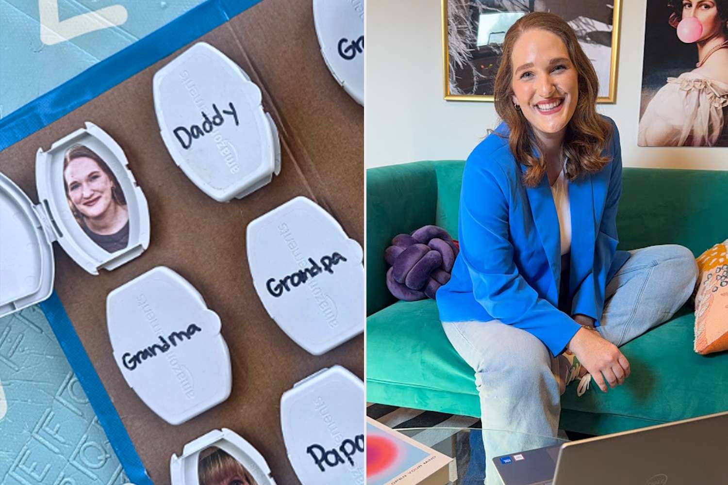 Mom makes puzzle out of baby wipe lids for her son. Now she explains ...