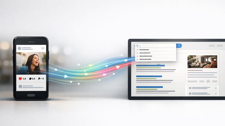 The social-to-search halo effect: Why social content drives branded search