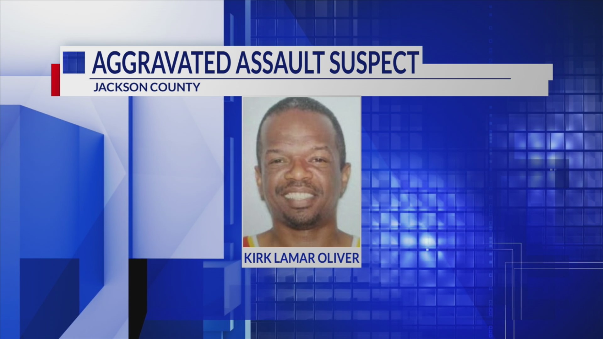 Manhunt underway for aggravated assault suspect in Jackson County
