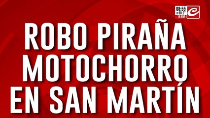 Delincuentes acorralaron a un hombre, lo amenazaron con un arma y le ...