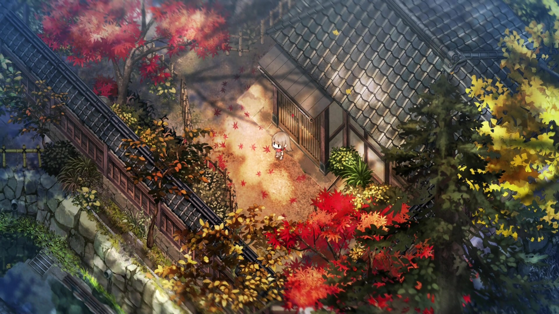 A screenshot of the upcoming Switch 2 game, Honogurashi no Niwa.