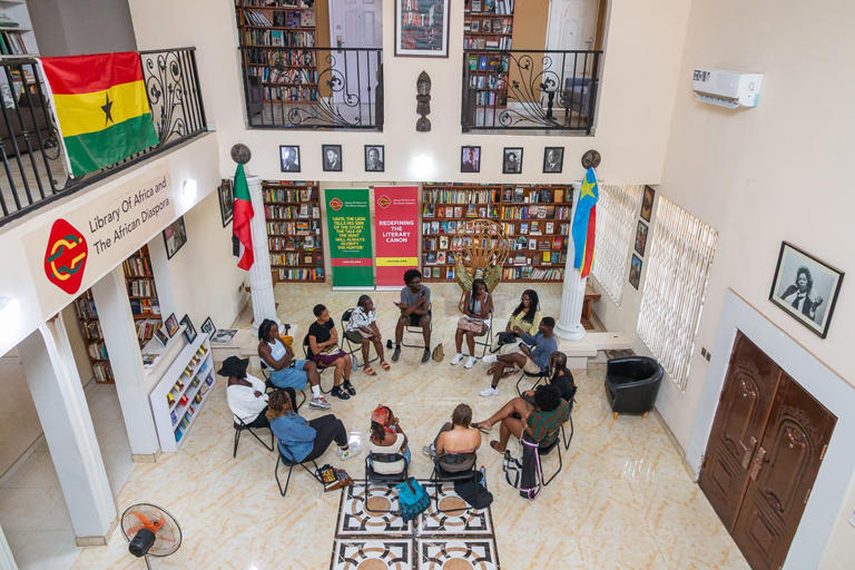 Inside a vast library in Ghana that celebrates the works of the African ...