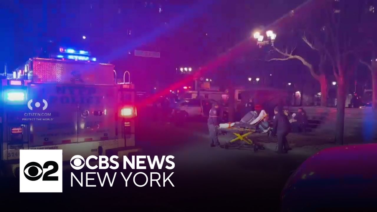 3 hurt when car jumps curb in NYC's East Harlem