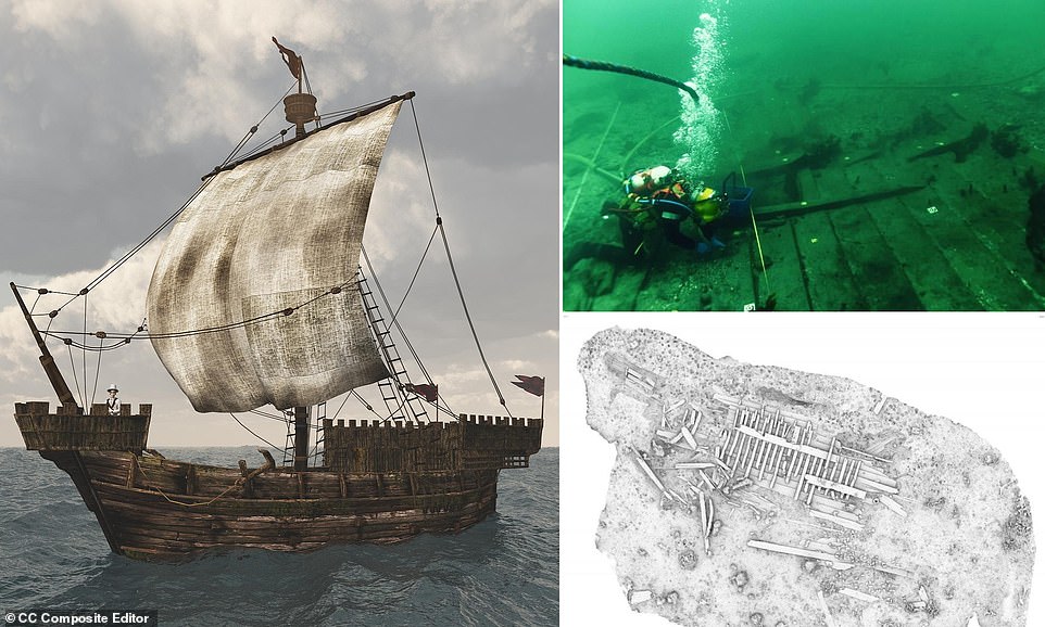 Colossal 600-year-old 'super ship' discovered off coast of Denmark