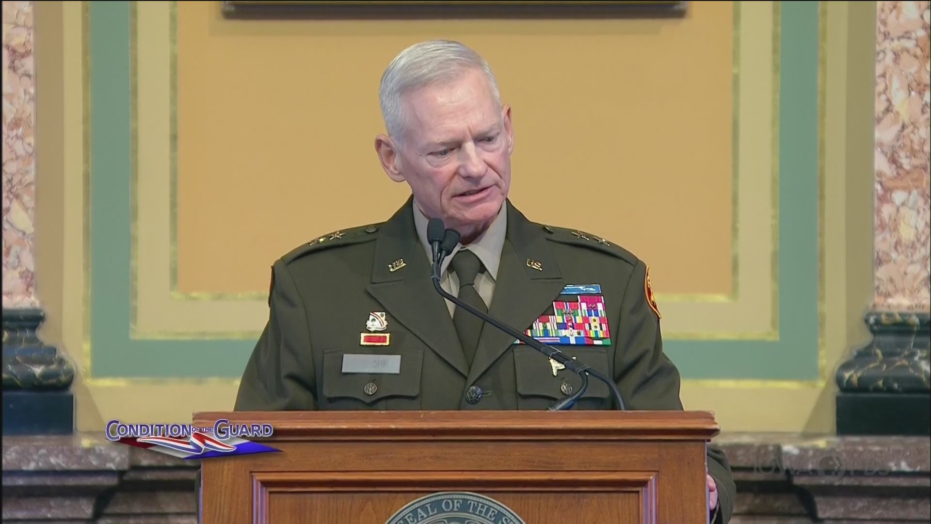 Iowa lawmakers hear condition of the Guard address
