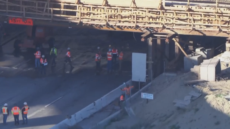 Person dead after semi-truck crash into overpass on westbound 10 ...