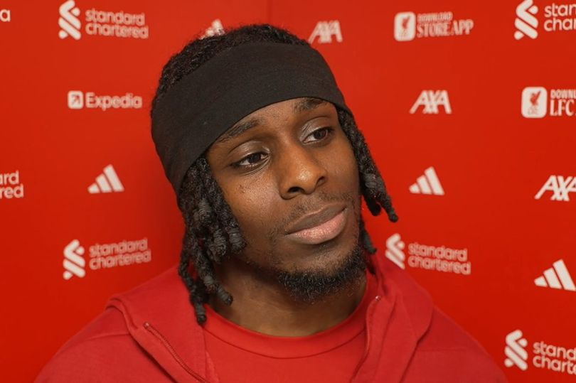 Liverpool defender Jeremie Frimpong