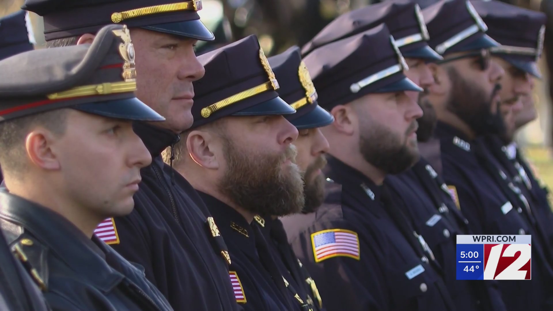 Hundreds gathered in Franklin to mourn fallen Uxbridge police officer