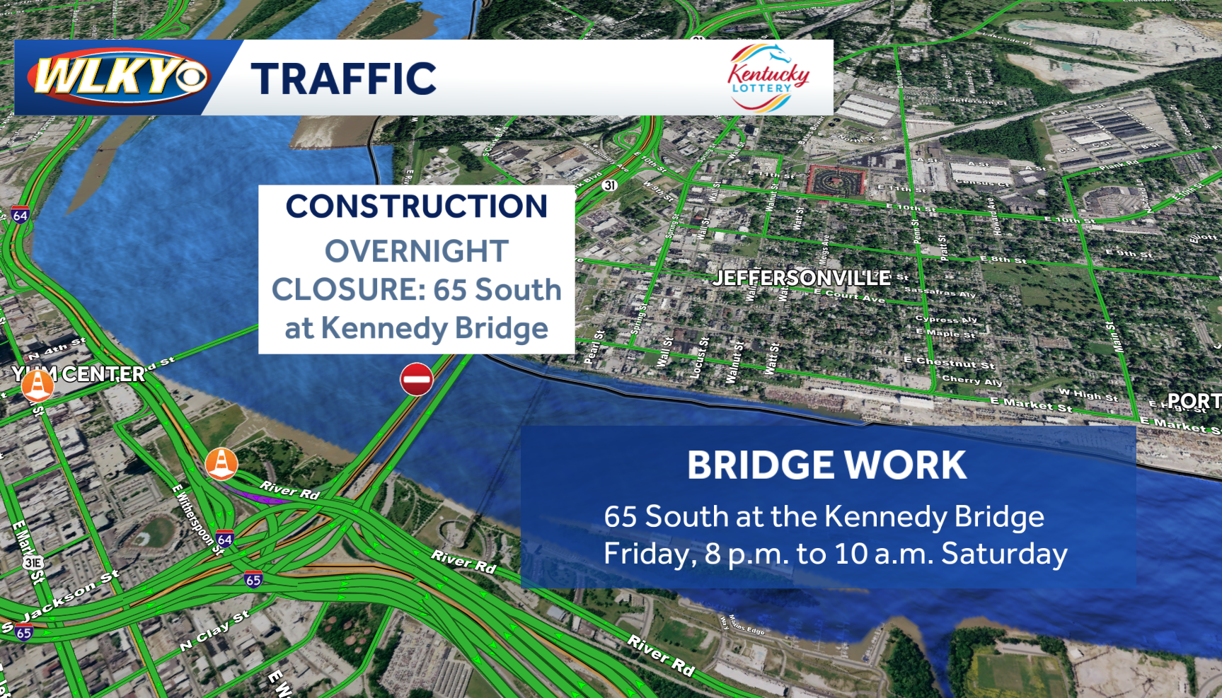 Construction to close various interstate ramps and bridges this weekend