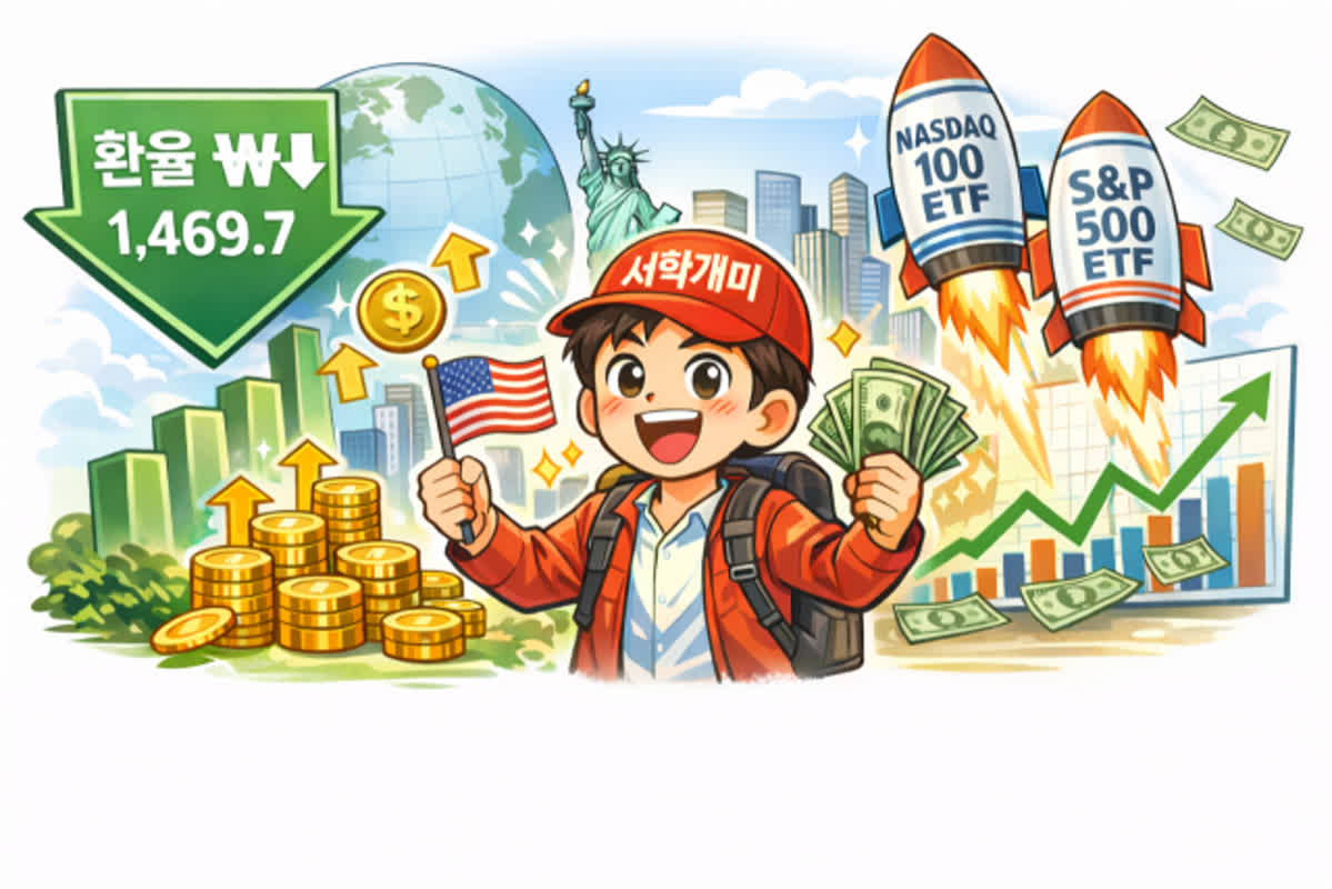 원·달러 환율 하락에 신난 서학개미…나스닥 100 ETF 순매수 3.7배 급증 [이런국장 저런주식]