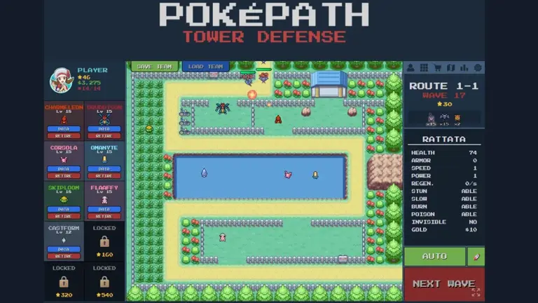 Remember that old unofficial Pokémon Tower Defense game? Well, there’s ...