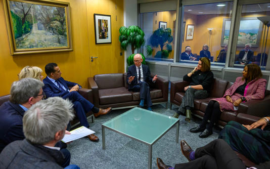 Pat McFadden meets with victims’ families - Paul Grover