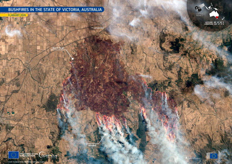 Satellites spy raging bushfires in Australia | Space photo of the day ...