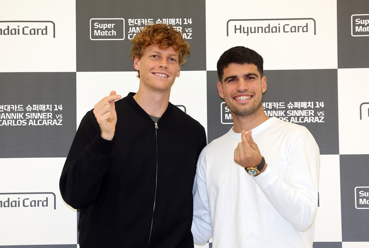 얀니크 신네르와 카를로스 알카라스 관련 이미지