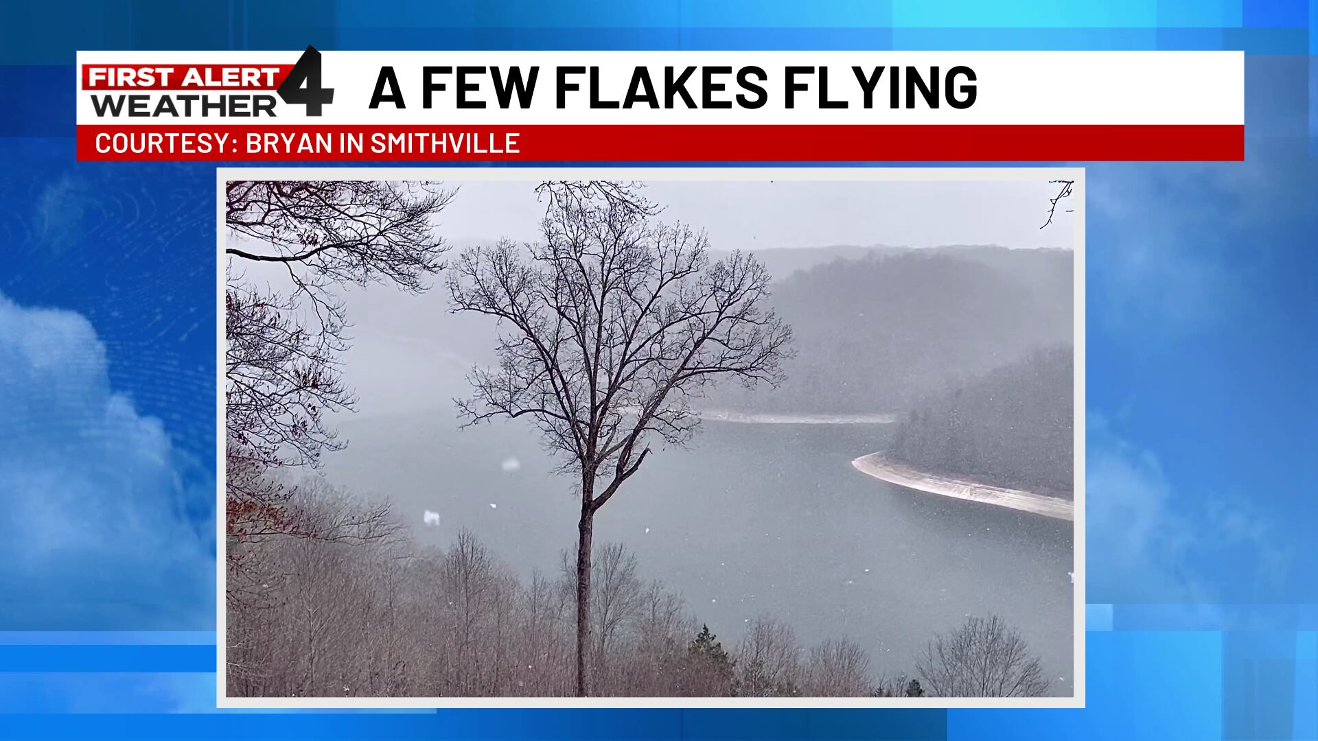 It was a winter wonderland for some spots in Middle Tennessee today