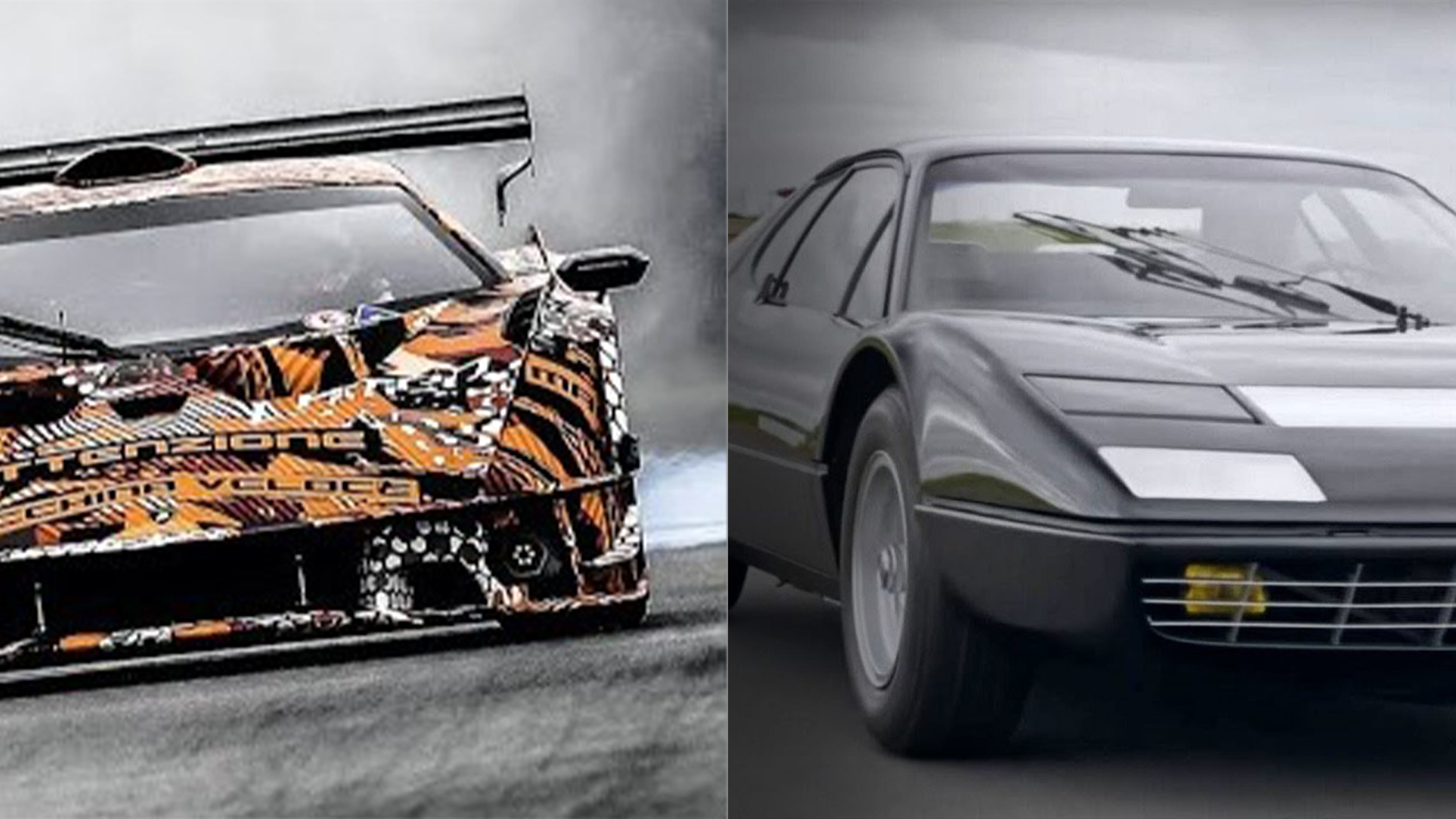 Lamborghini Essenza SCV12 contra Ferrari 365 GT4 BB