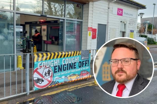 Boost to anti-idling campaign with train station signage across Southend