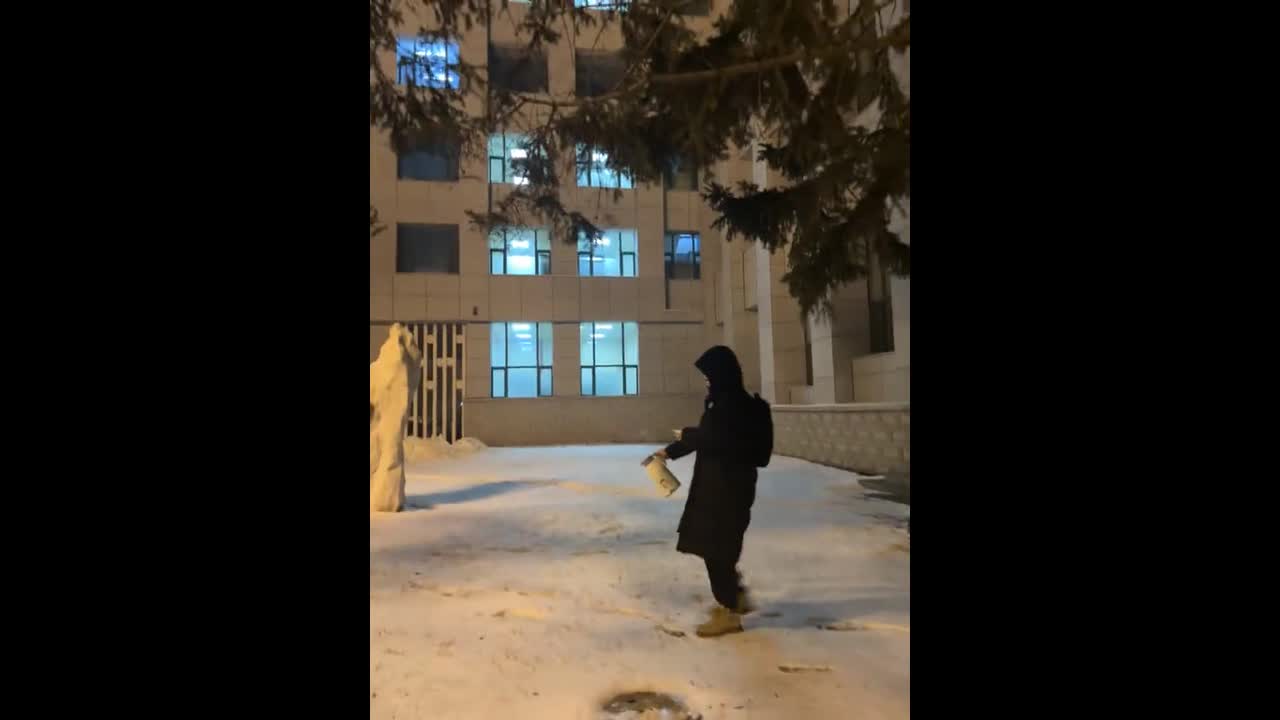 Man’s ice-water experiment goes wrong in Jilin, China