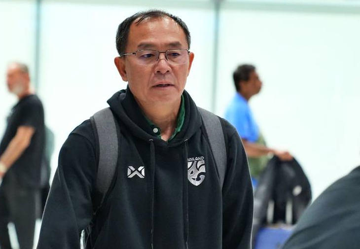 Về nước sau thất bại, HLV U23 Thái Lan khẳng định: 'Cầu thủ của tôi đạt đẳng cấp châu Á'