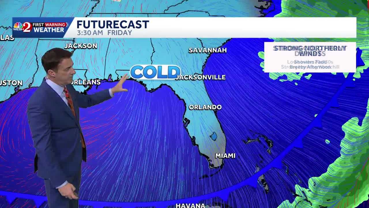 Powerful freeze rolling through Central Florida | Hour-by-hour timeline