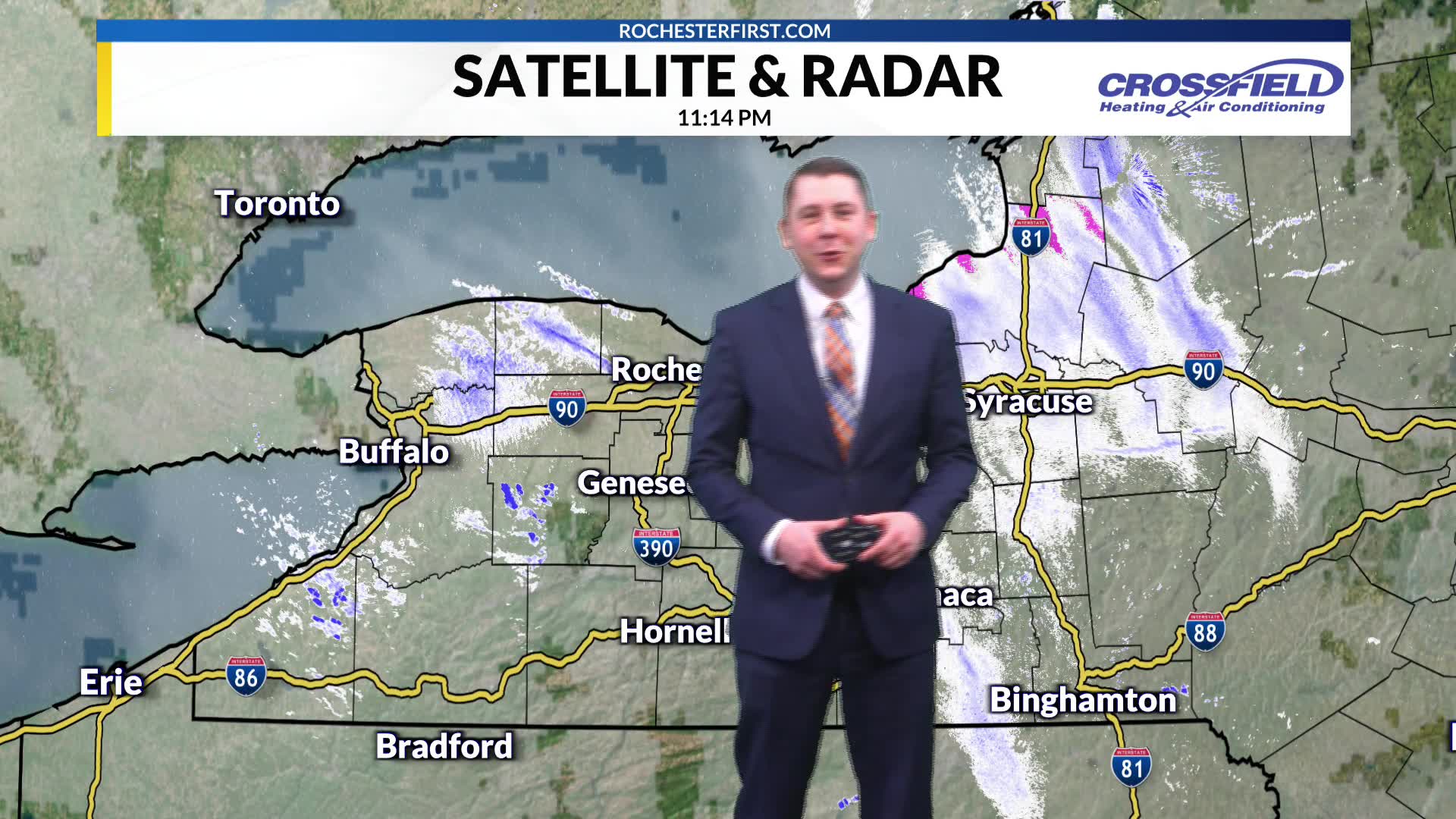 Rochester's Thursday overnight weather forecast