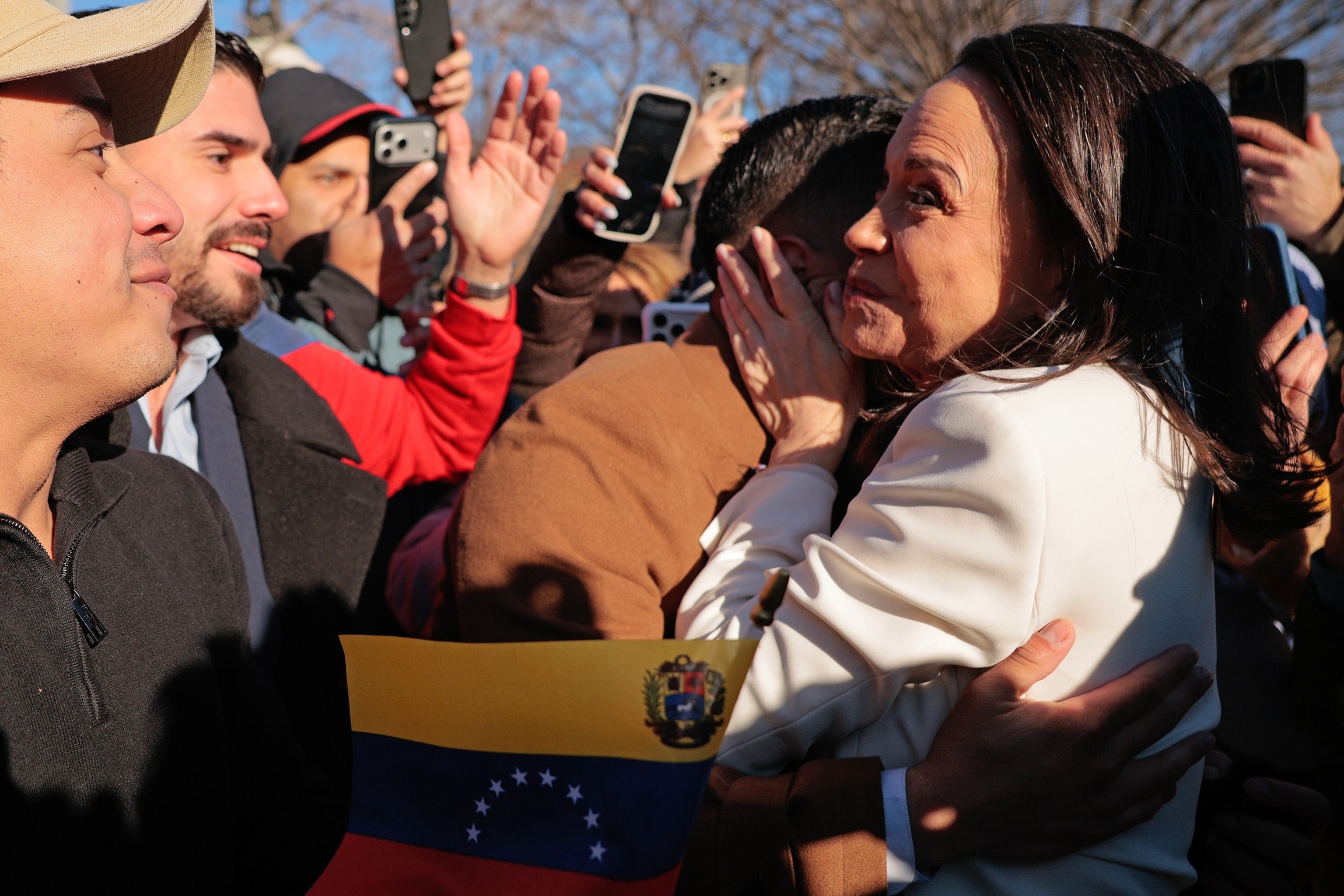 Venezuelan opposition leader Machado 'grateful' to Trump after giving ...