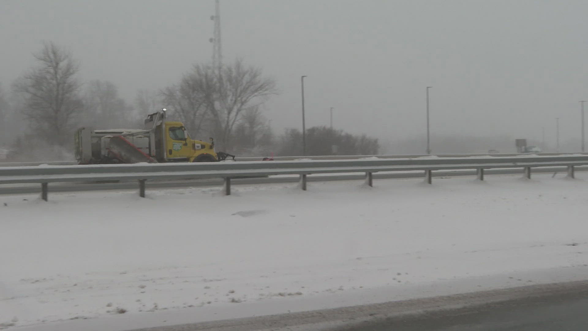 ODOT crews continue to clear northeast Ohio highways of heavy snowfall