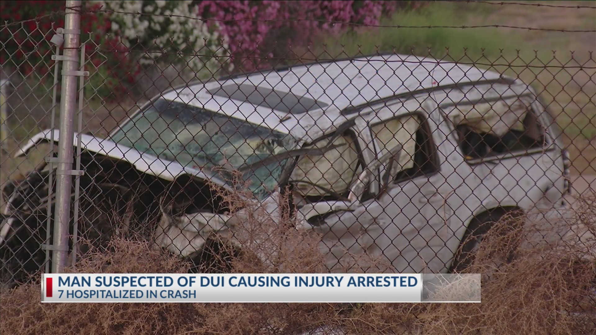 Man suspected of DUI causing injury arrested