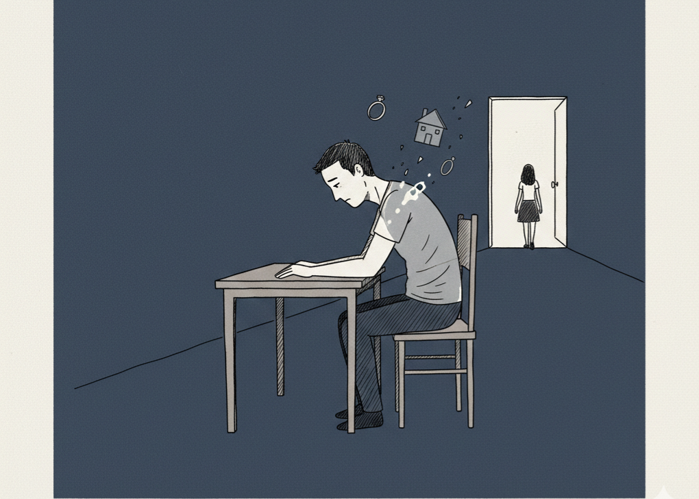 Vợ bỏ tôi vì có người khác sau một năm cưới