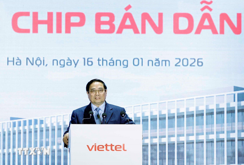 Thủ tướng Phạm Minh Chính phát biểu. (Ảnh: Thống Nhất/TTXVN)