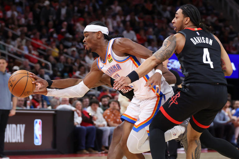 Full injury report for Saturday's Rockets vs. Thunder matchup