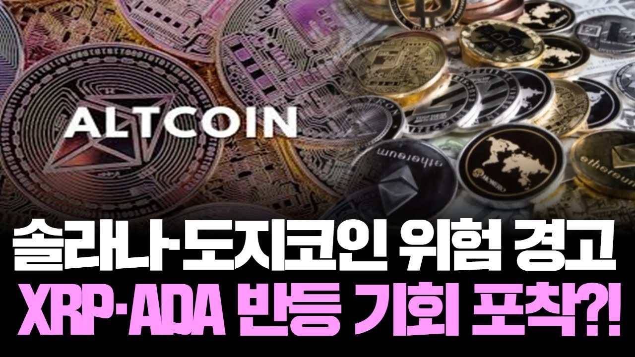 솔라나·도지코인 숏 폭주! XRP·ADA 반등 올까? | Watch