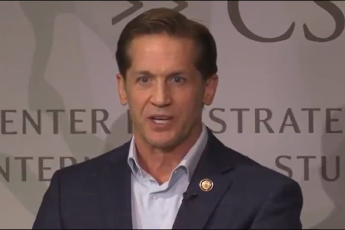 US Congressman Rich McCormick speaking at an event on India-US partnership. (Photo: X)