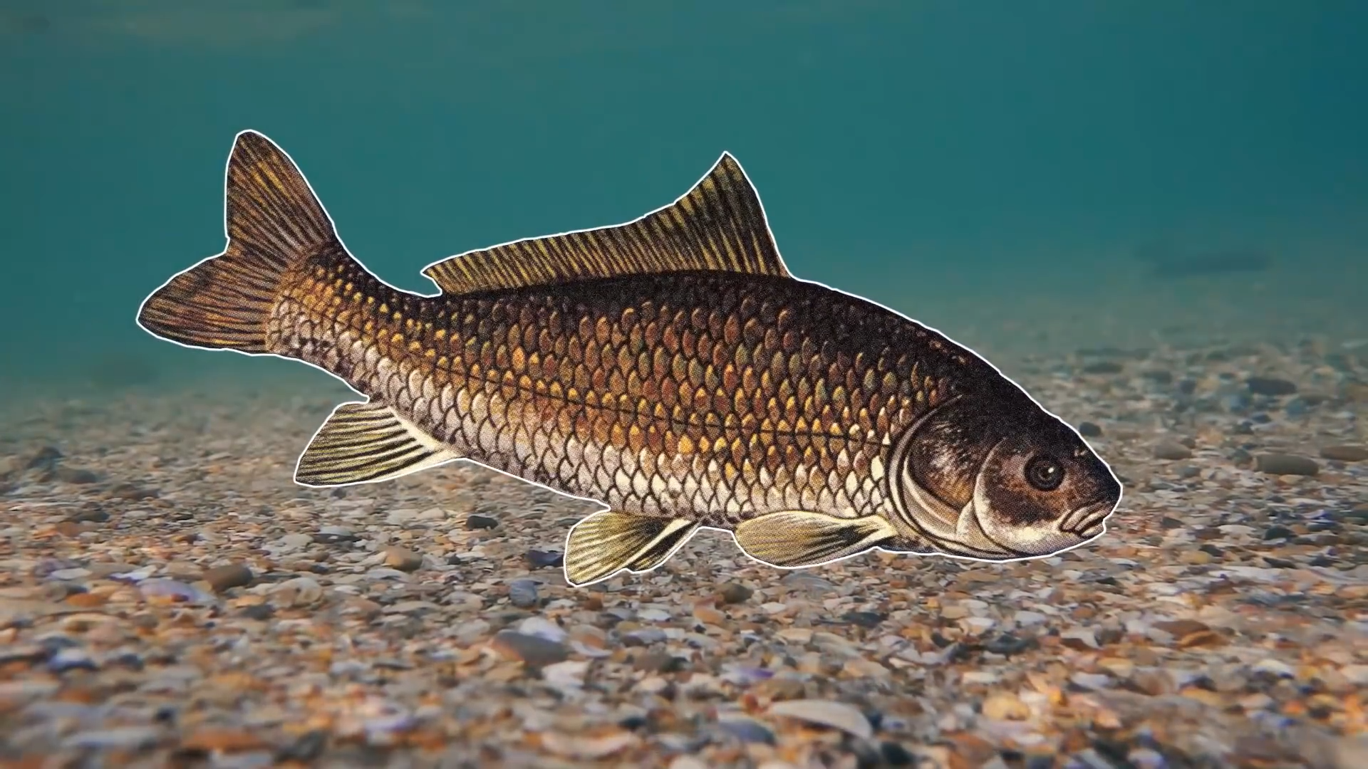 Watching a century-old fish glide through murky water