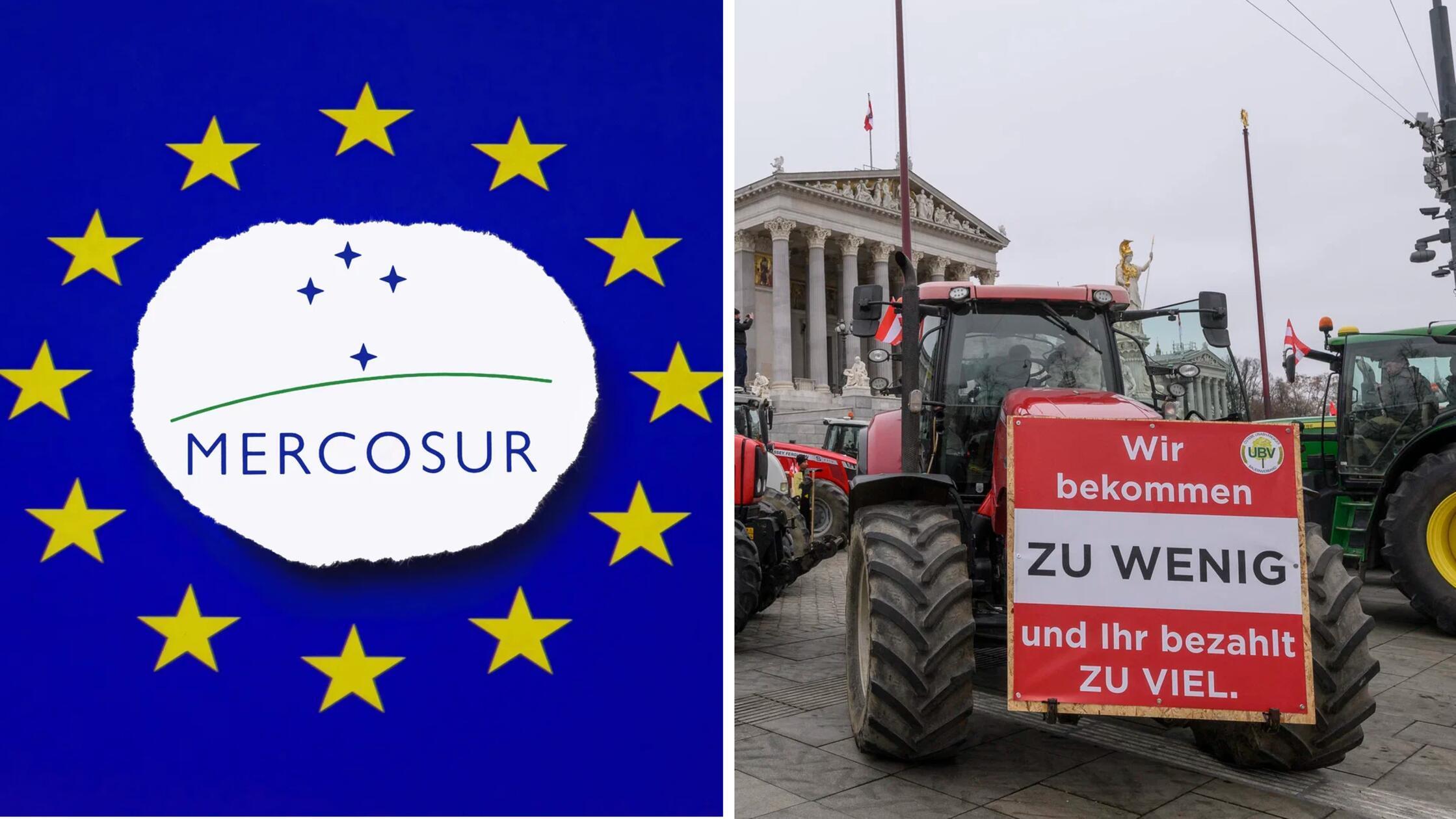 Gegen den Widerstand europäischer Landwirte: EU beschließt Mercosur ...