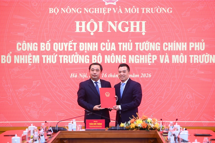 Ông Đặng Ngọc Điệp làm thứ trưởng Bộ Nông nghiệp và Môi trường