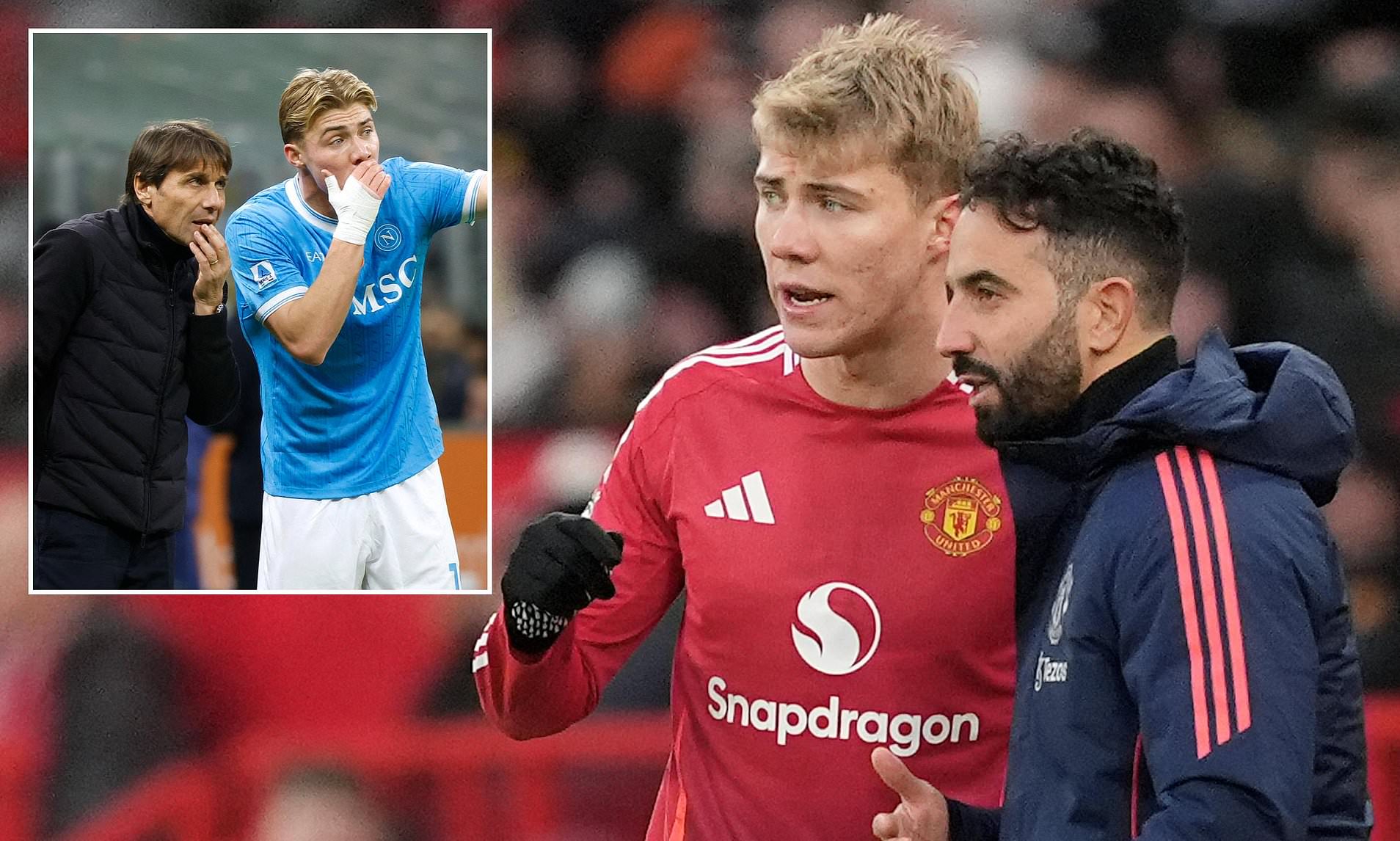 Antonio Conte aims dig at ex-Man United boss Ruben Amorim over handling ...