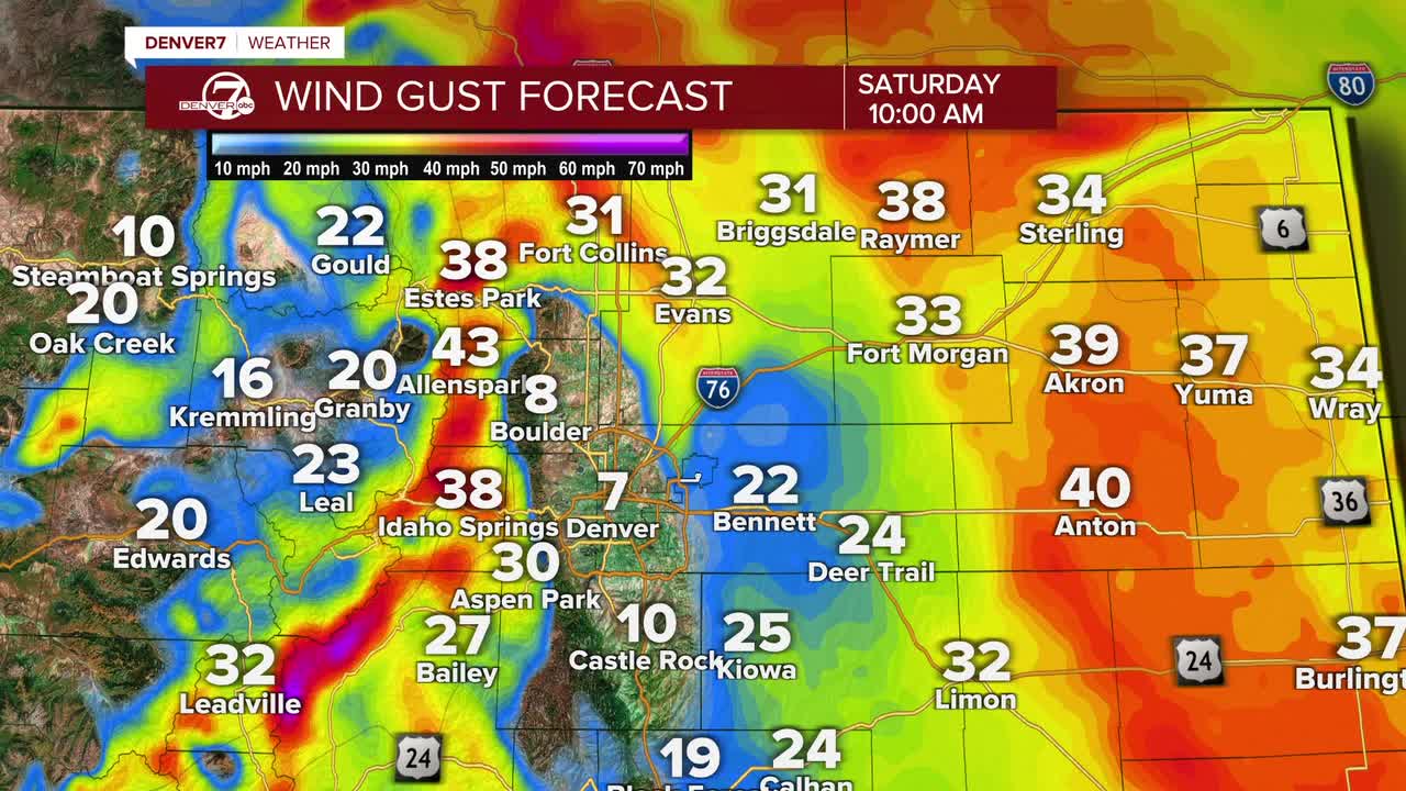 High fire danger across all of northeastern Colorado