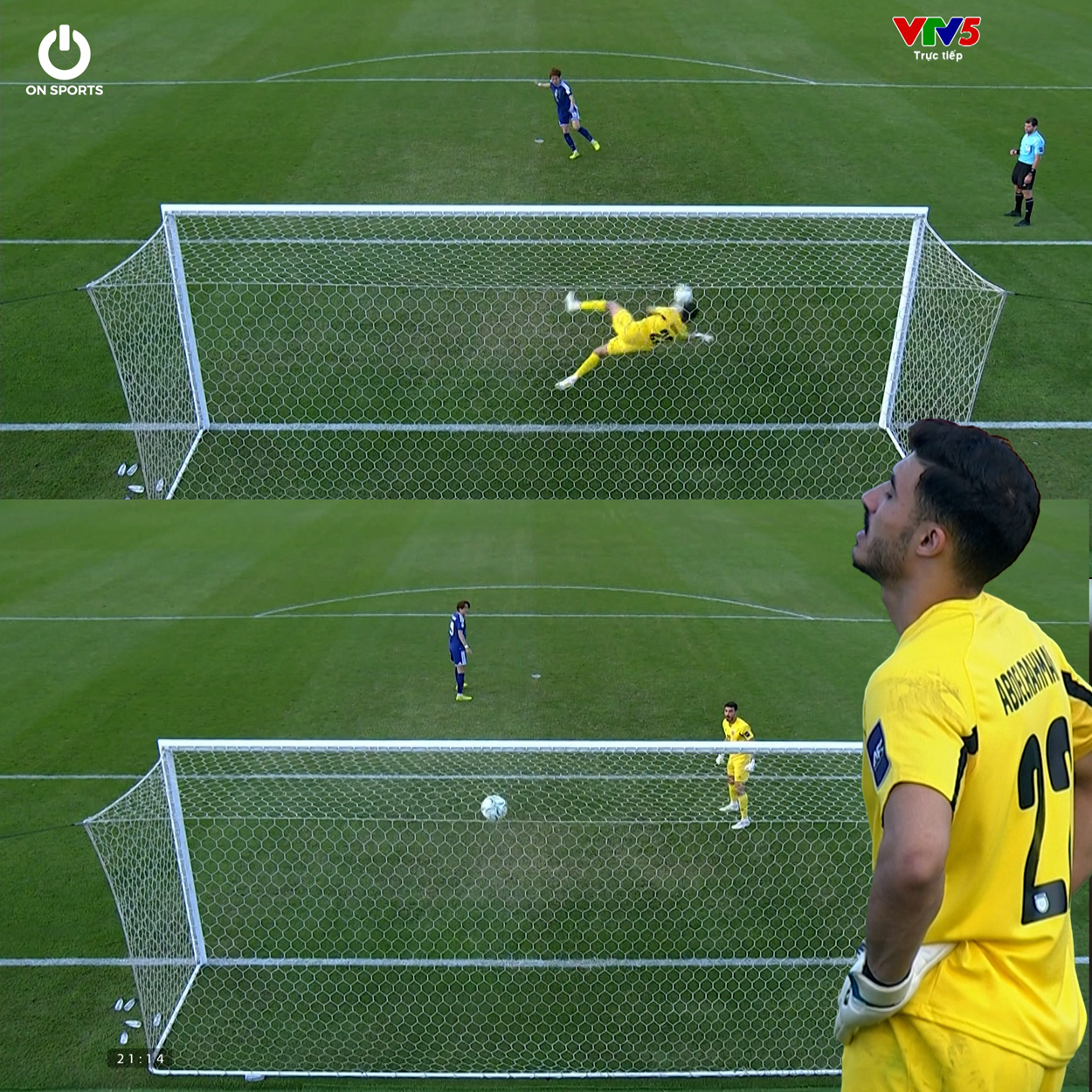 Thủ môn Jordan trả giá vì ăn mừng quá sớm