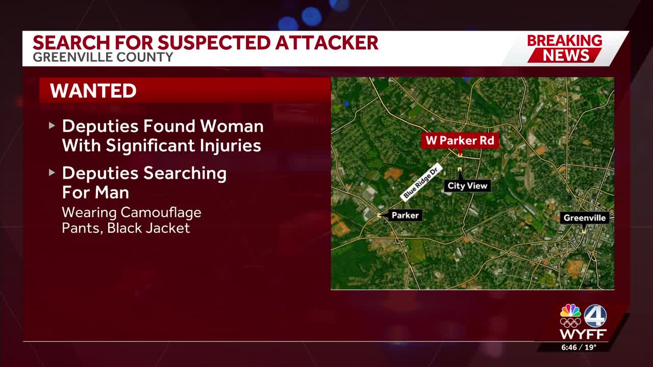 Man sought after woman seriously injured in Greenville County attack