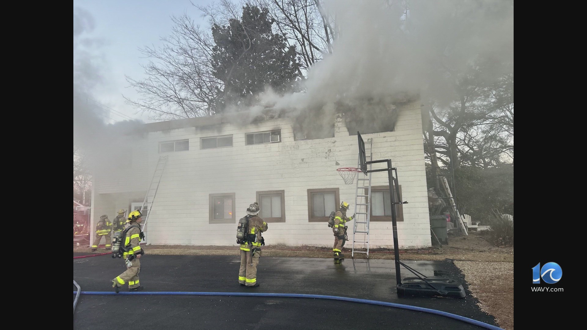 NFR: 1 hurt after jumping out of window during fire on Colley Ave