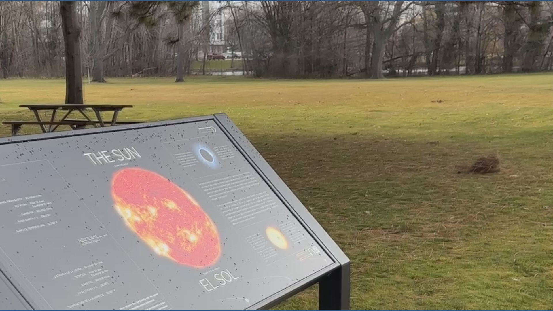 New solar system trail at Julia Davis Park