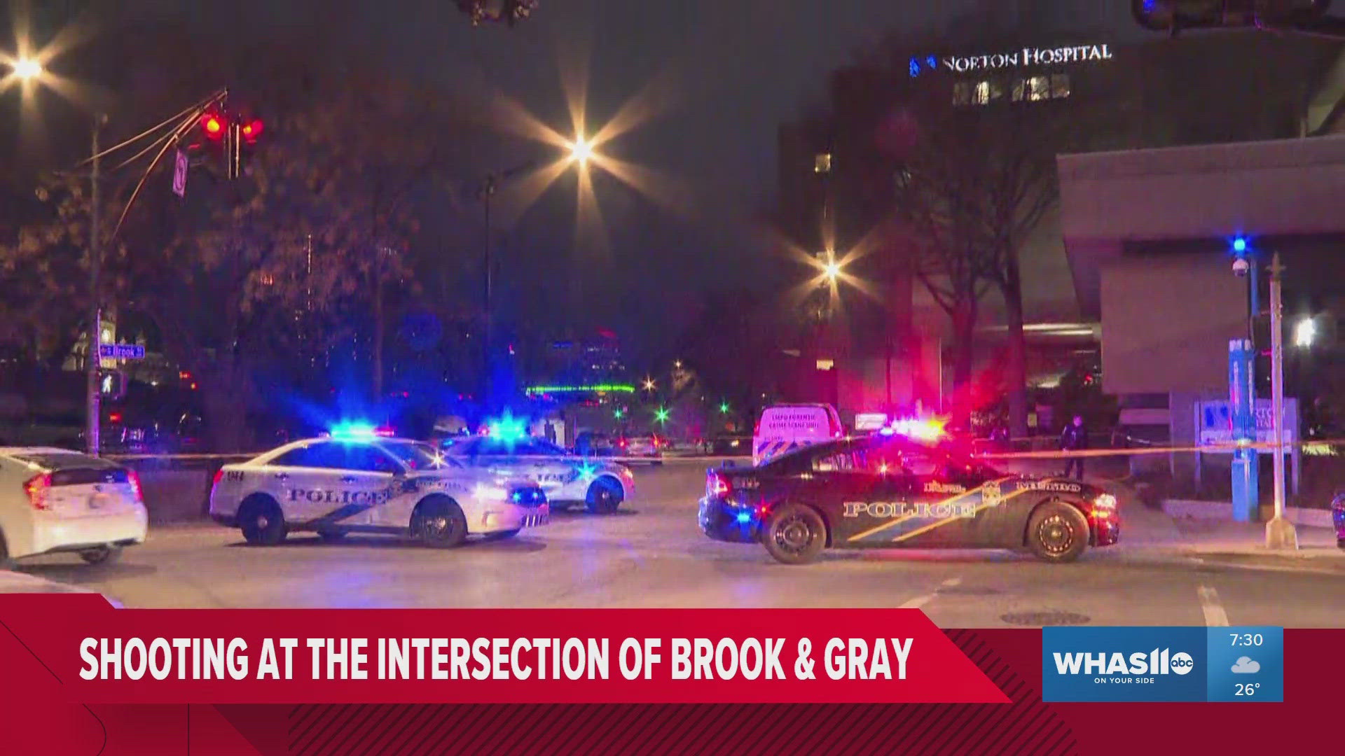LMPD on scene of reported shooting in downtown Louisville