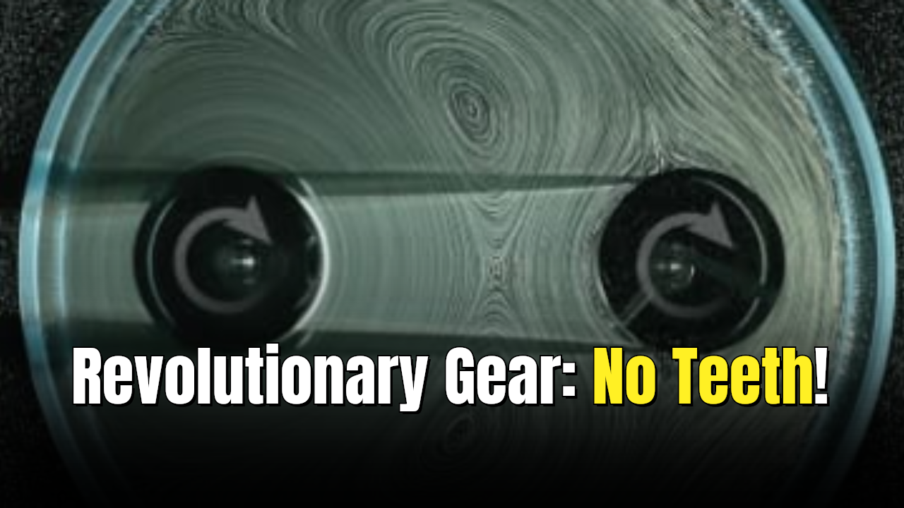 Groundbreaking water-driven gear works without teeth or direct contact