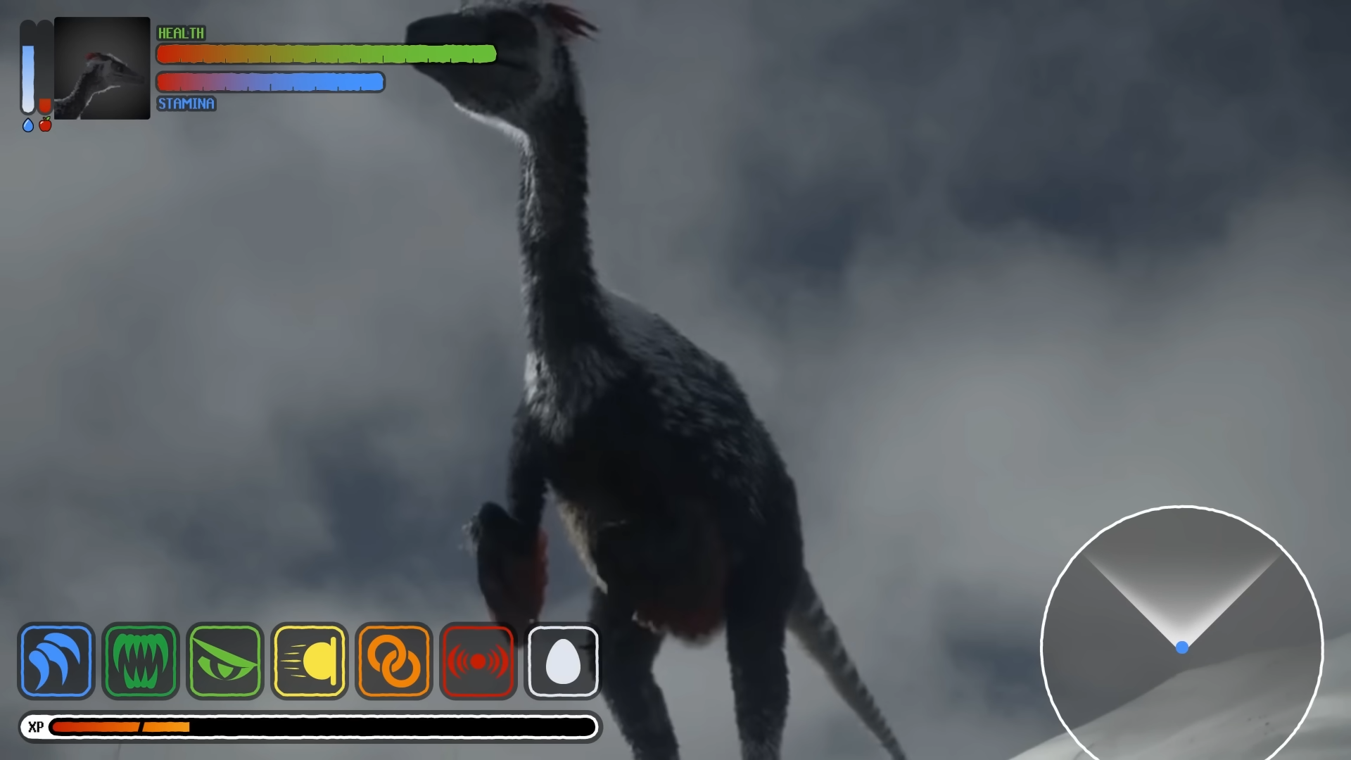 Claws versus weapons shows a very different balance of power