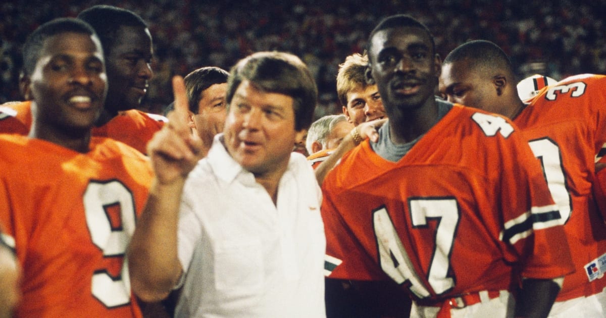 Looking back at the 3 national championships Miami has won at home