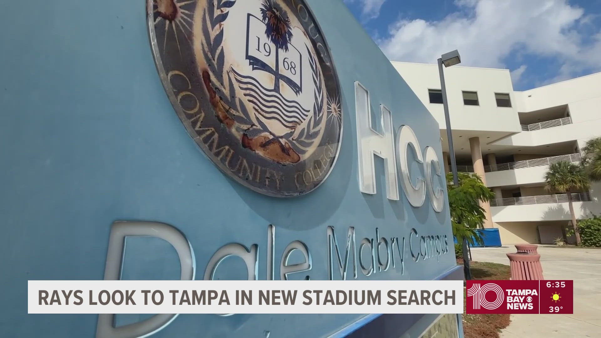 Tampa Bay Rays, Hillsborough Community College near deal for new stadium